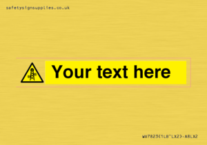 Custom warning RF radiation transmitter